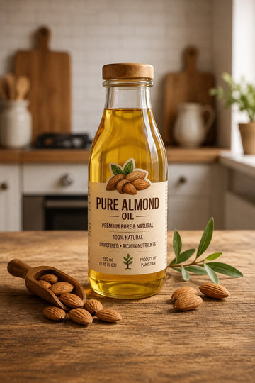 Pure Almond Oil – 250ml | 100% Natural & Unfiltered